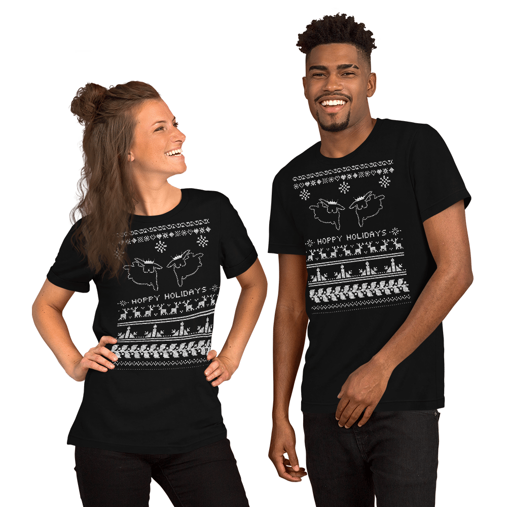 Image of Blanco 'Hoppy Holidays' T-shirt - Limited Holiday Edition