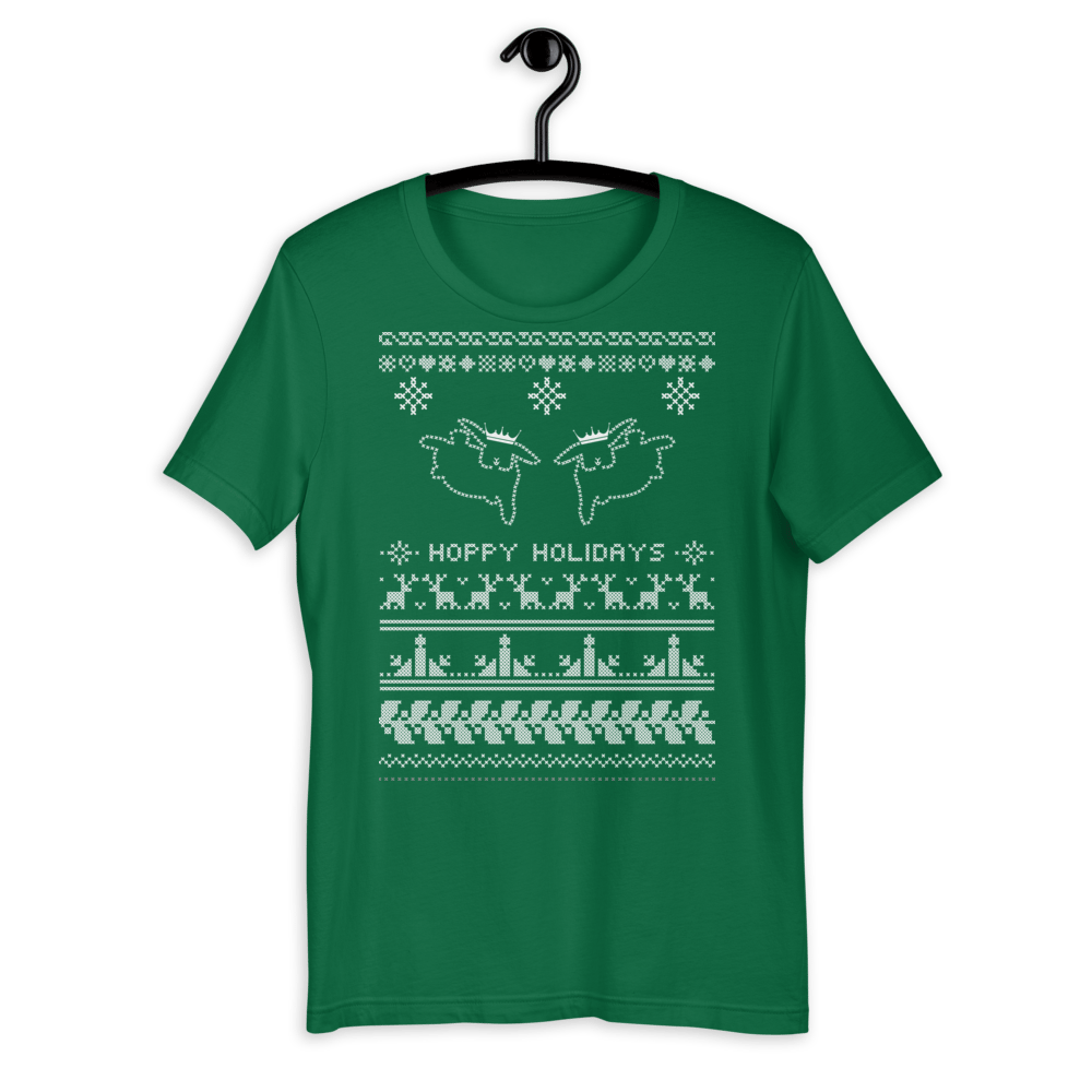 Image of Blanco 'Hoppy Holidays' T-shirt - Limited Holiday Edition