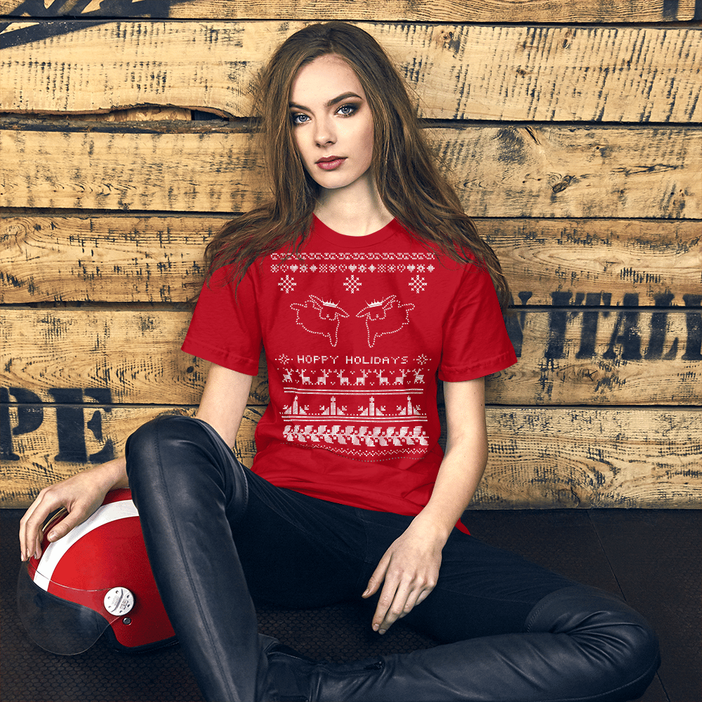 Image of Blanco 'Hoppy Holidays' T-shirt - Limited Holiday Edition