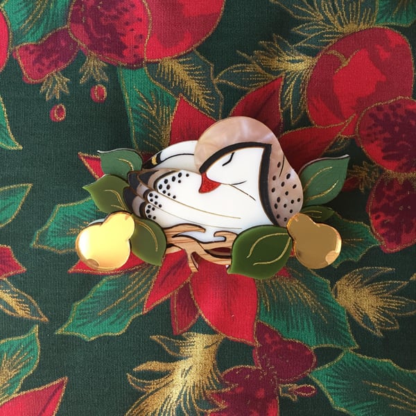 Image of First Day of Christmas Brooch