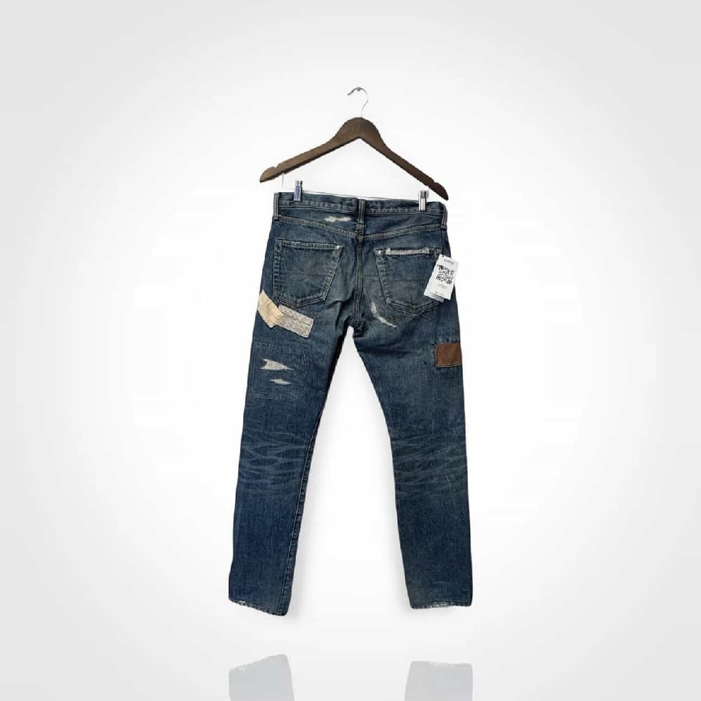 Image of MIHARAYASUHIRO patchwork denim pants 