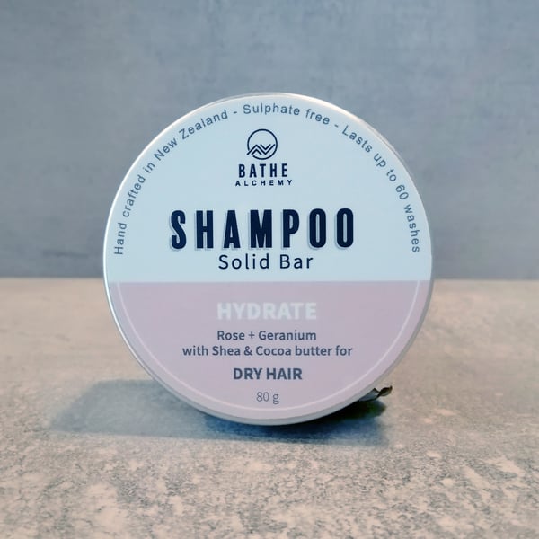 Image of Bathe Alchemy Solid Shampoo bar- Hydrate