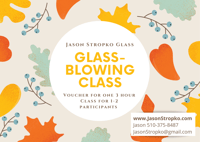 Glassblowing Gift Voucher