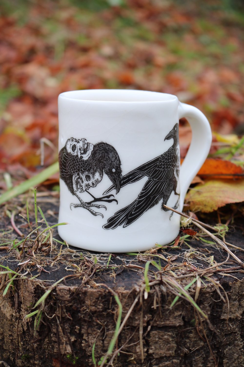 Murder of crows porcelain mugs. (PRE ORDER)