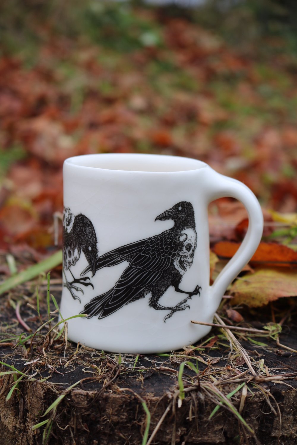 Murder of crows porcelain mugs. (PRE ORDER)