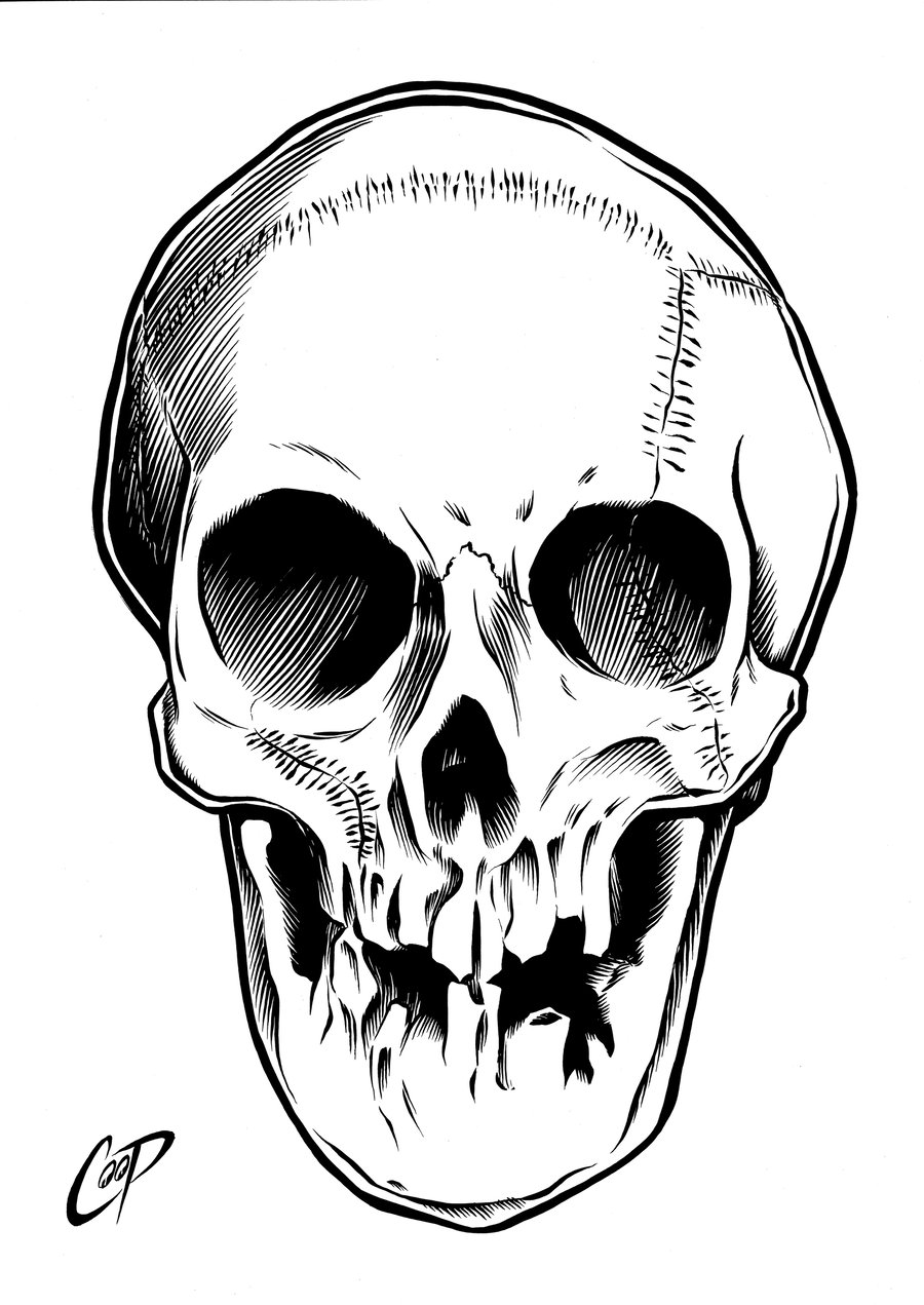 Image of PIRATE SKULL original art