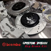 Image of BREMBO - 345MM Front 6 Piston Big Brake Kit