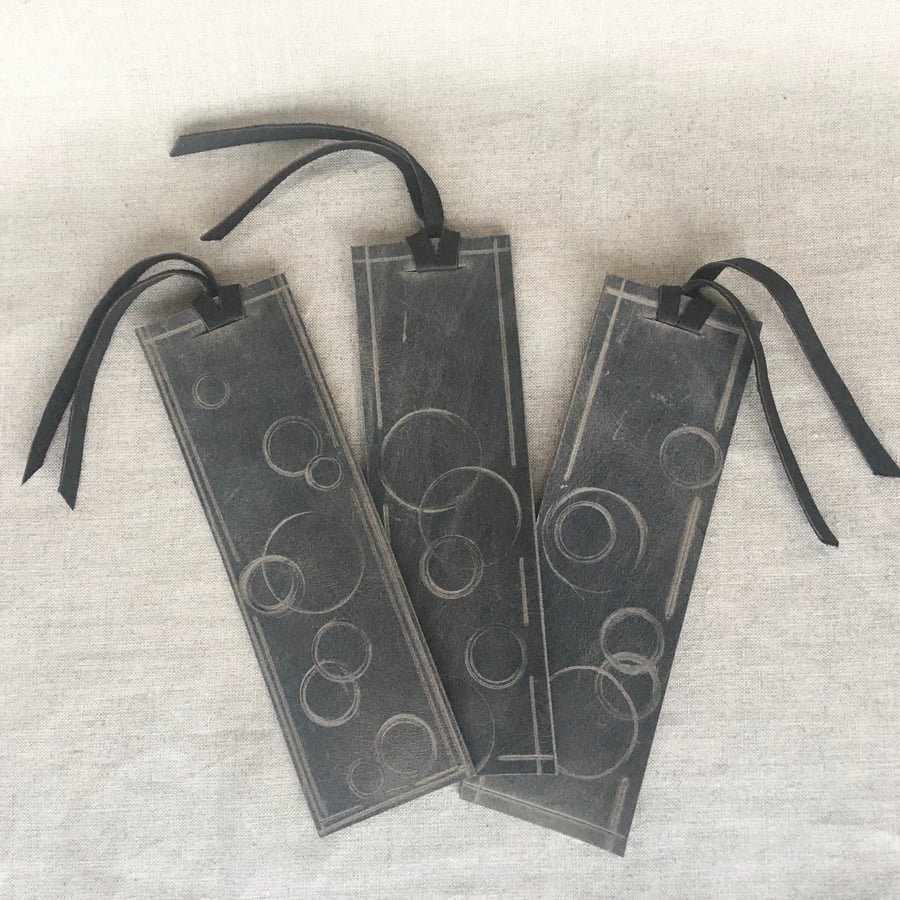 Image of Hand-Patterned Bookmark