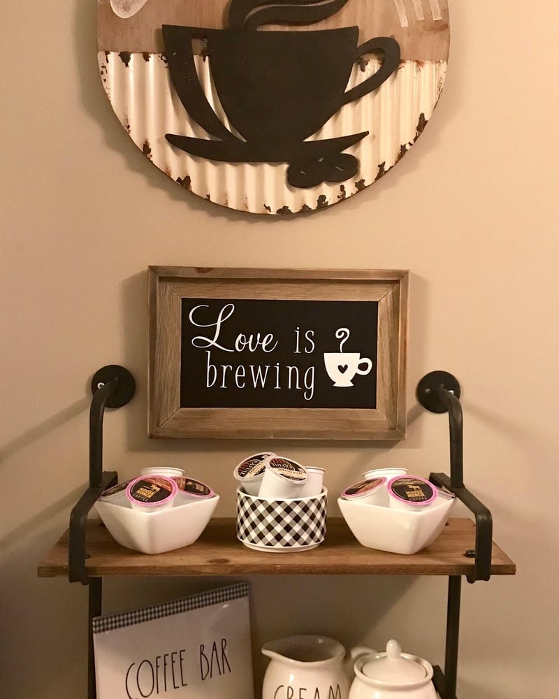 Image of Love is Brewing Sign