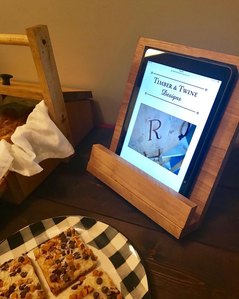 Image of iPad Holder with Initial