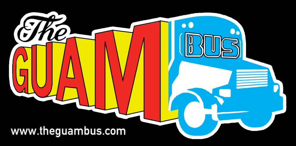 Image of The Guam Bus Logo Sticker