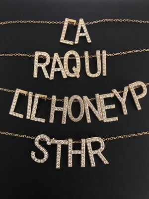 Image of Custom Letter chains