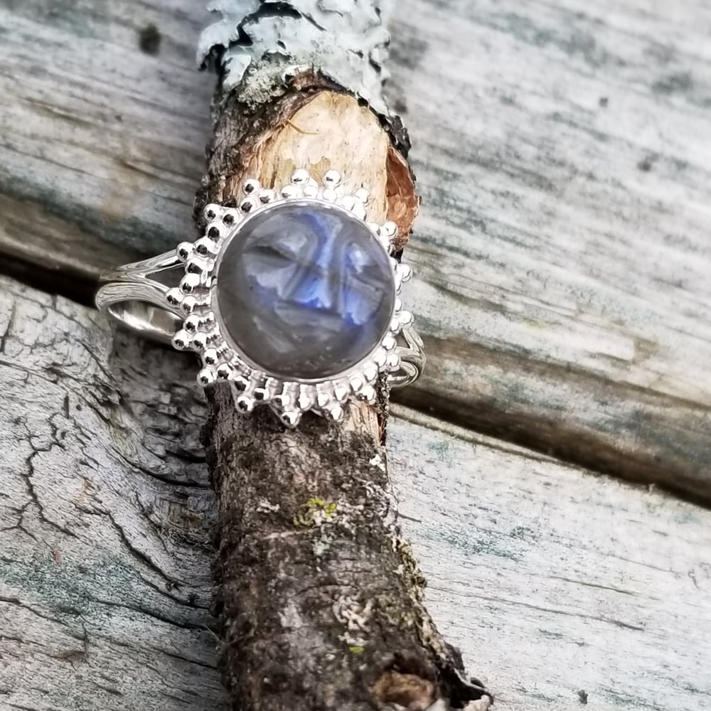 Image of Sunny - Labradorite Ring in Sterling (Every One Collection)
