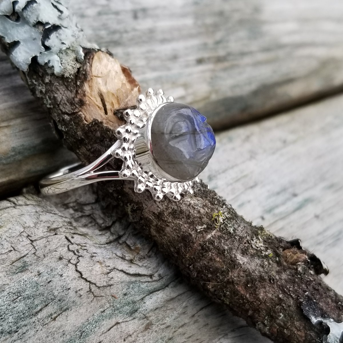 Image of Sunny - Labradorite Ring in Sterling