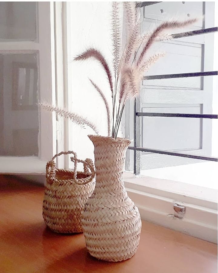 Image of PALM LEAF VASE