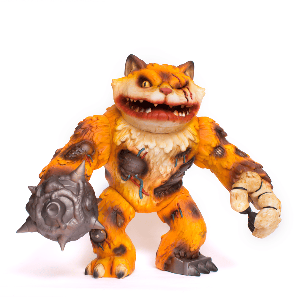 Image of ANIMATRONIC Wananeko vinyl toy (Original Colorway)