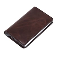 Gentleman card holder brown