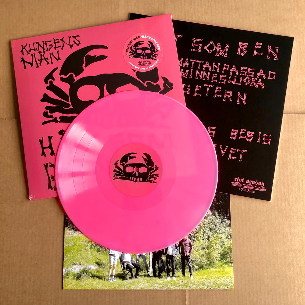 KUNGENS MÄN ‘Hårt Som Ben’ Vinyl LP (Pink)