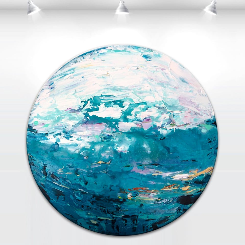 Image of Southern shores - 76x76cm
