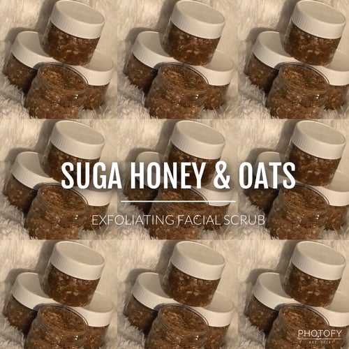 Image of Suga Honey & Oats Exfoliating Facial Scrub