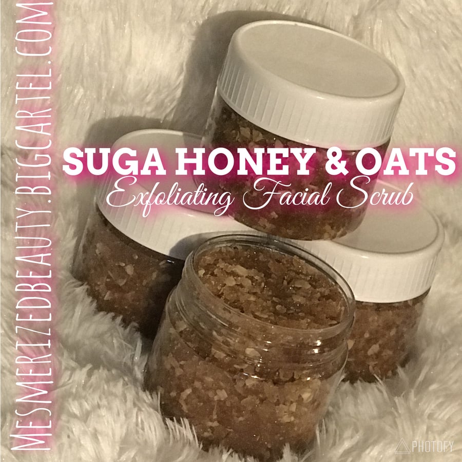 Image of Suga Honey & Oats Exfoliating Facial Scrub