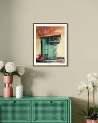 Image 10 of Artprint / Giclée / Kunsttryk / "Brohuset"