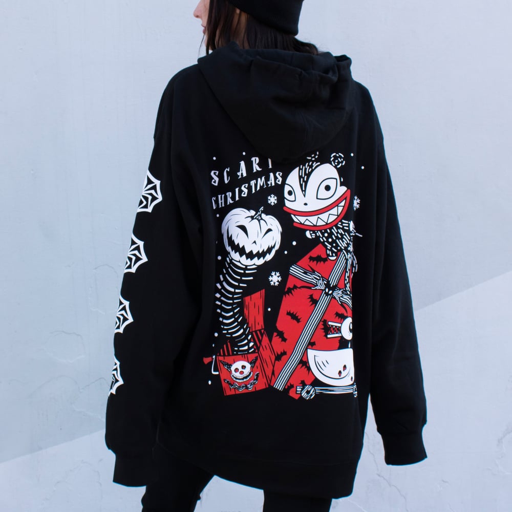Image of Scary Christmas pullover hoodie