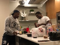 Image 3 of GIGPS LETTERMAN ZIP UP HOODIE