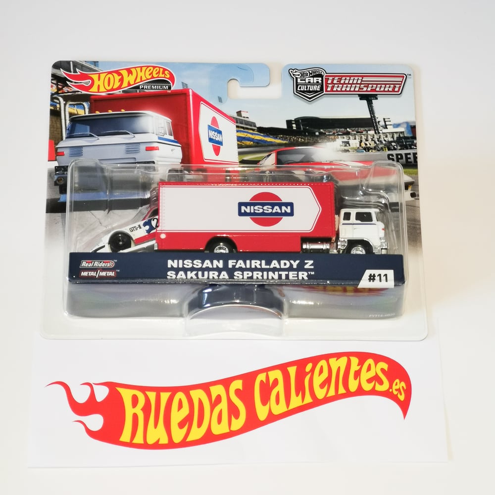 Image of Hot Wheels Team Transport - Nissan Fairlady Z & Sakura Sprinter