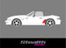Image of 2x BMW Z3 Stone Guard chip protection film.