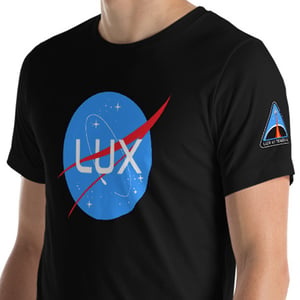 Image of BLACK "EXOSPHERE" TEE 