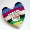 Anne Claire Petit Heart Baby Rattle