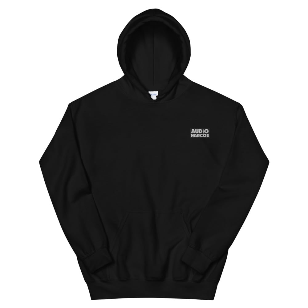 Box logo embroidered store hoodie