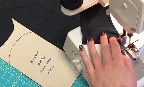 Image of Quarter Panel Tamarack Pre-Ply Low-Friction Fabric of GlideWear TM Technology (30"x30") in Black