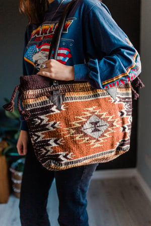 Image of The Desert Dust - Handwoven Wool Bag