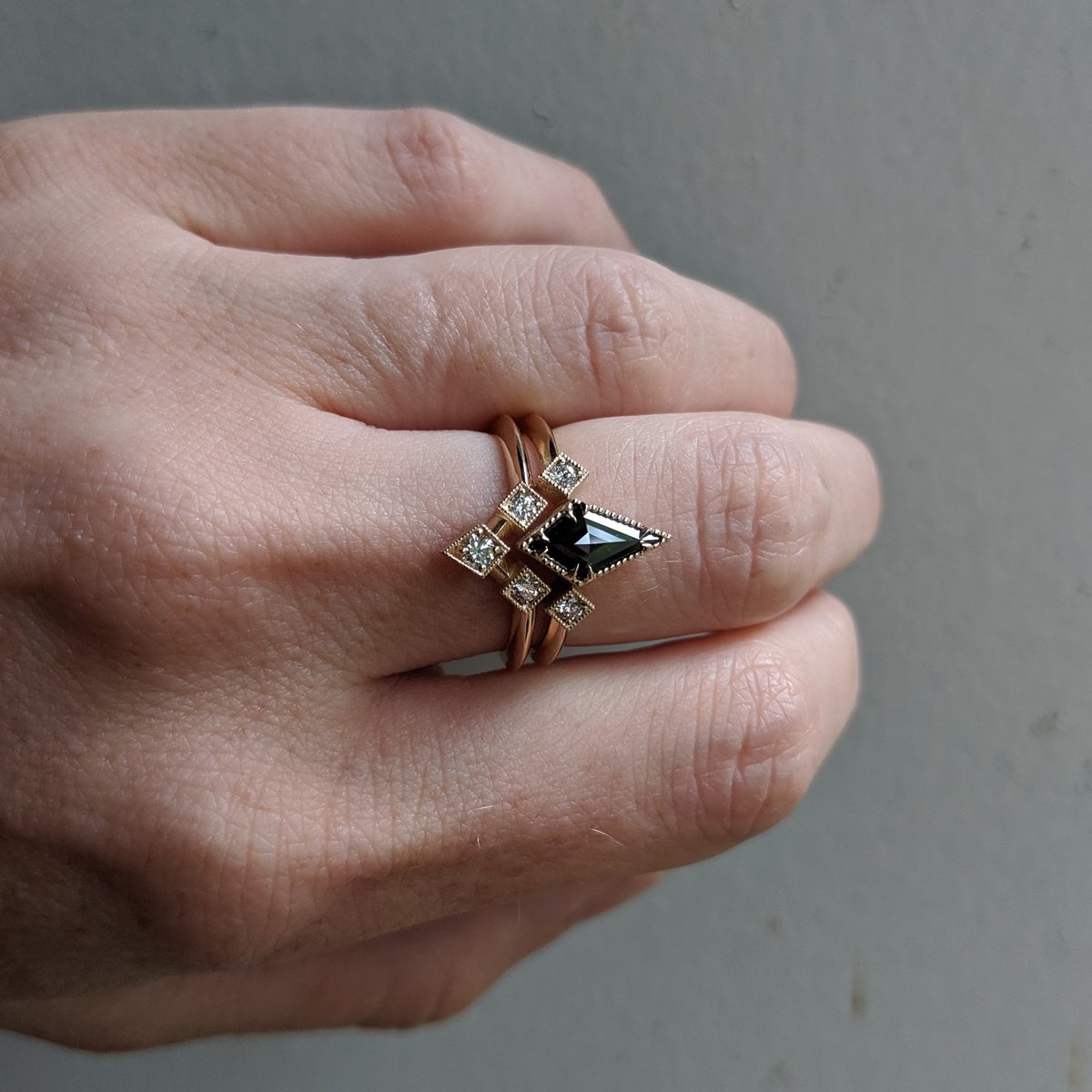 Image of Jade Ring Set