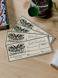 Printed Gift Certificate 