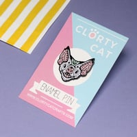 Image 4 of Mystical vampire bat, enamel pin - bat pin - creepy cute - spooky pin - lapel pin badge