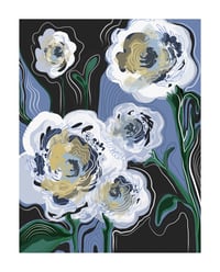 "Melting Jazzy Flowers" (2018) - Art Print 