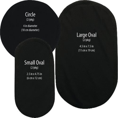 Image of Skin Protection Patch with GlideWear TM Tech (Two 4" Circle Patches)