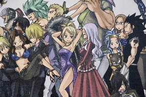 Image of Fairy Tail GUILD FRIENDS Limited Ed. Art Piece