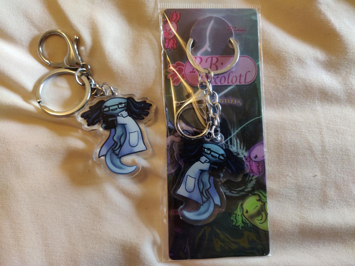Image of RB: Axolotl Keychain: Nio