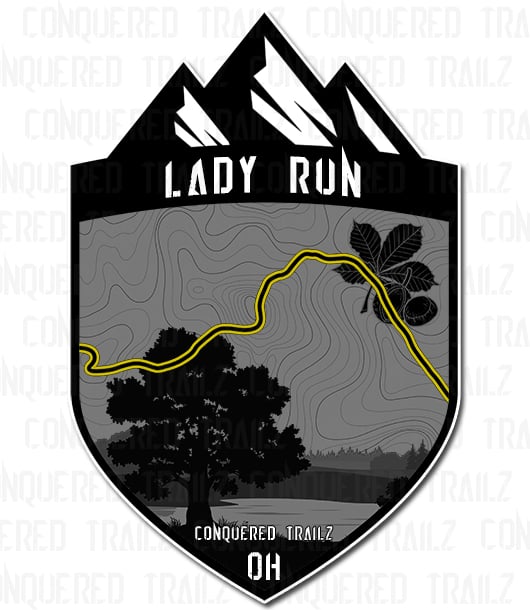 Image of "Lady Run" Trail Badge