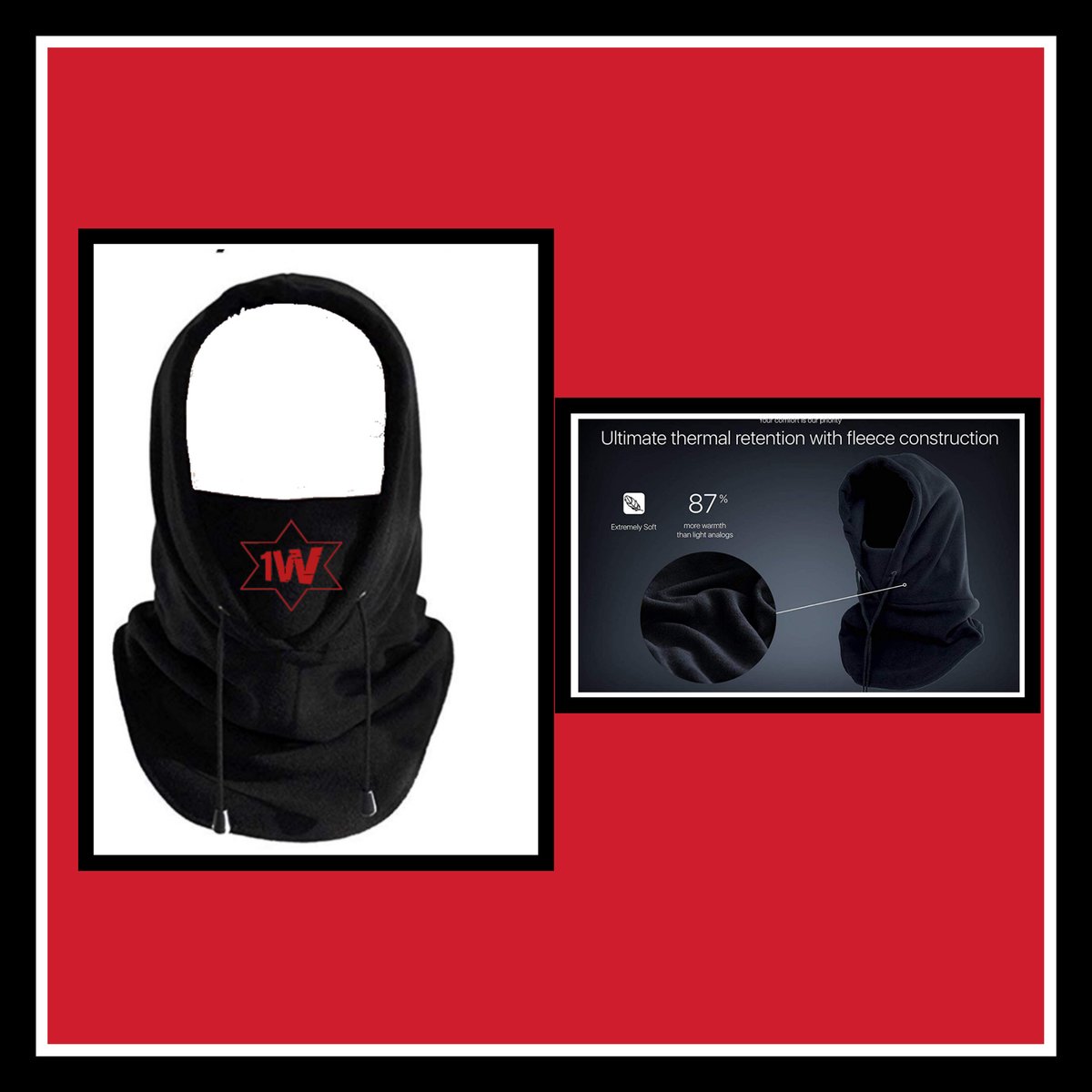 1W SKI MASK HOODIE upkfresh