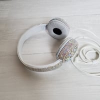 Image 3 of 'Lauren' Bling Headphones 