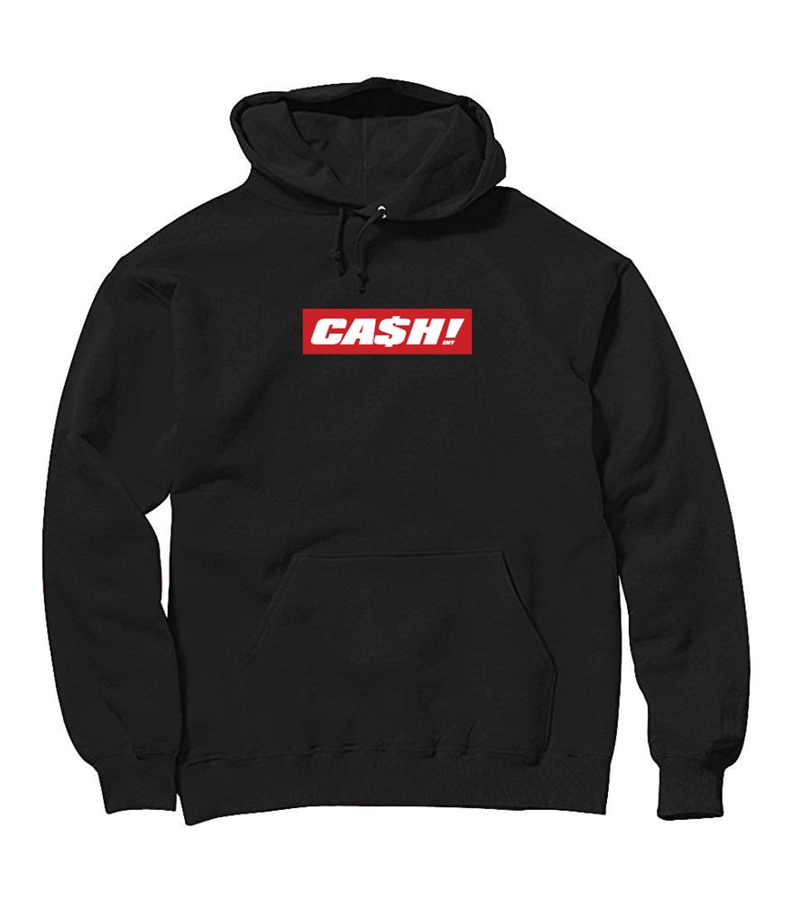 Image of Red Box Logo Hoodie