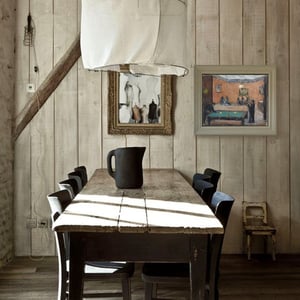 Image of 1920, French Impressionist Painting, 'Billiards.'