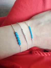 Image 5 of Bracelet Turquoise véritable "Egée"