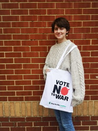 Image of Vote No to War Tote Bag