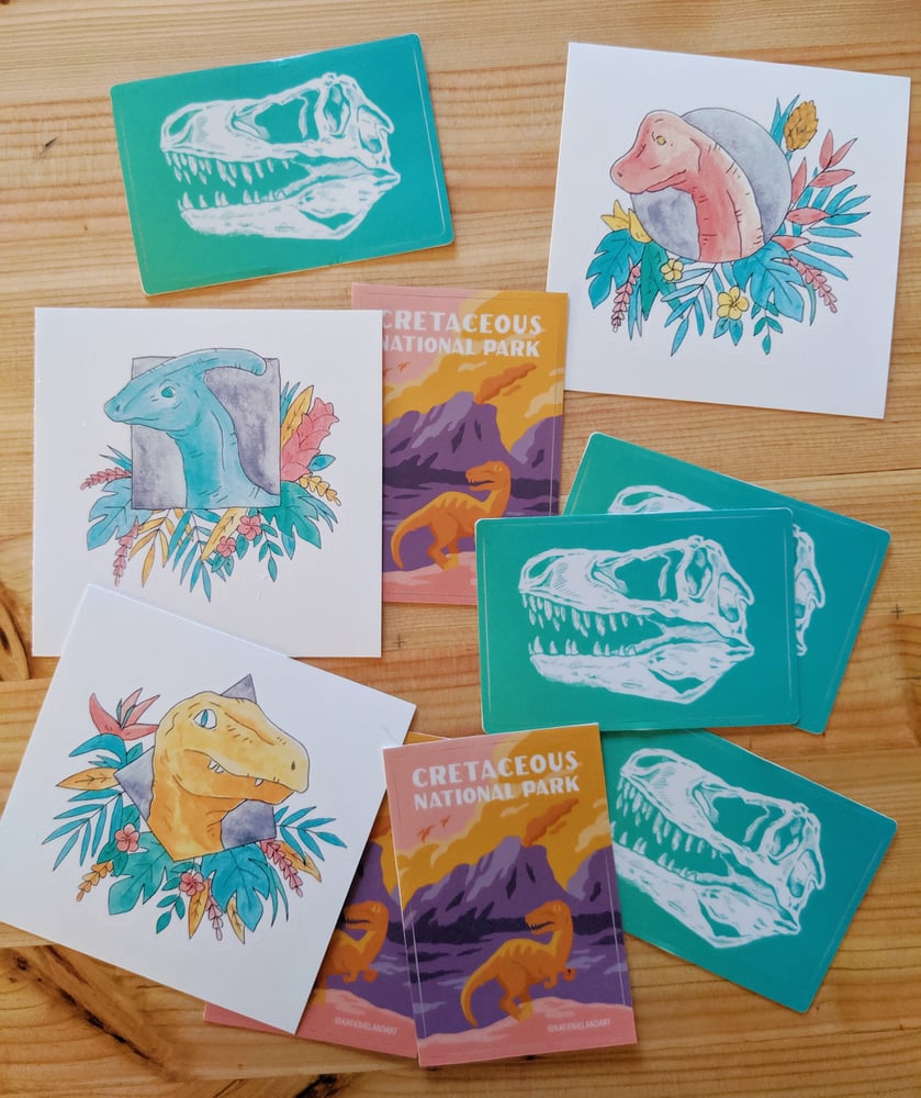 Image of Dinosaur stickers